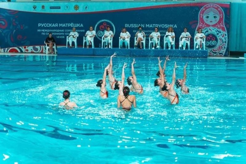 Синхронное плавание чехов соревнования