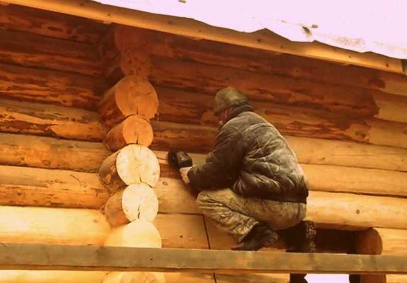 Шлифовка деревянного дома в Москве